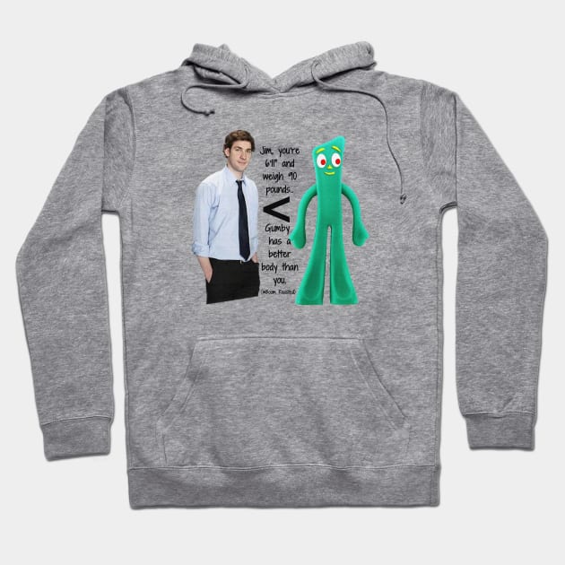 The Office - Boom Roasted (Jim Halpert) Hoodie by OfficeBros